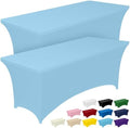 Pureegg Spandex Tablecloth 6ft 2 Pack Blue Mist by Pureegg