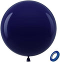 Bezente Navy Blue Giant Latex Round Balloons 36 Inch 8 Pack by Bezente