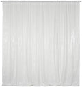 Poise3EHome White Sequin Backdrop, 8FT x 10FT Sequin Photography Backdrop Curtain for Party Decoration by Poise3EHome