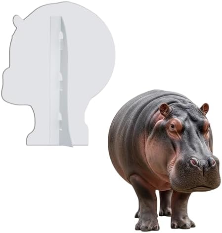 Hippopotamus 2FT Life Size Cardboard Cutout Standup, Party - Image 4
