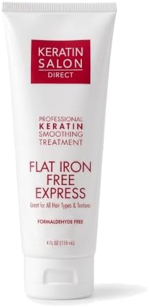 Keratin Salon Direct Treatment - Salon Quality, No Flat Iron Needed (4 oz) by KeratinSalonDirect