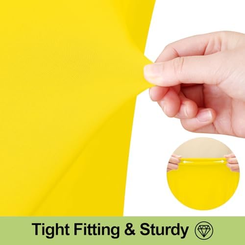 Smiry Spandex Elastic Fitted Table Cloth Skirt for 6FT Rectangle Table - Image 3