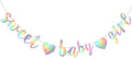 BEISHIDA Pre-Strung Iridescent Girl Baby Banner Baby Shower Decor by Beishida