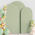 Wokceer Arch Backdrop Cover Sage Green Arch Cover Stretchy 7.2FT,6.6FT,6FT by Wokceer