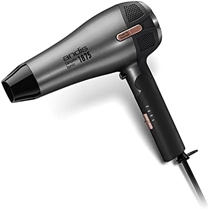Andis 80280 Fold-n-go 1875 Watt Ceramic Ionic Dryer, Retractable Cord, Lightweight with Professional Blowout Results, Quick Drying Blow Dryer, Black/Silver - Image 6