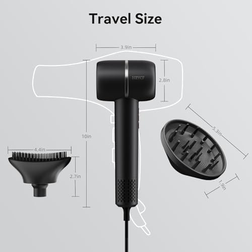 Negative Ionic Care Hair Dryer,High Speed Blow Dryer(Black) - Image 7
