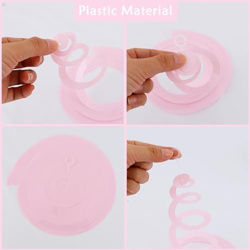 BEISHIDA 24Pcs Matte Pink Blue Hanging Swirls Gender Reveal Decor - Image 3