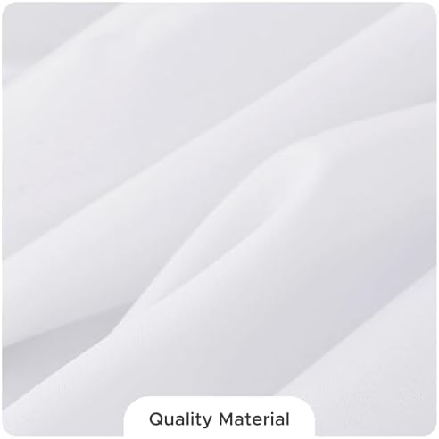 Fitable 8 Pack White Table Cloths 60x102 Inch for 6 Ft Rectangle Tables - Image 7