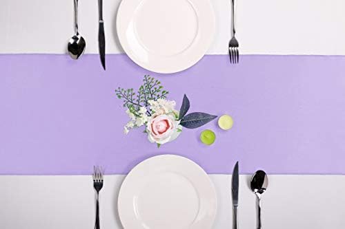 10-Pack Satin Table Runner Lavender 12 x 108 inches Long, Table Runners for Wedding, Birthday Parties, Banquets Decorations（10 Pack, 12x108 Inch, Lavender） - Image 2