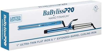 BabylissPRO Nano Titanium Ultra-Thin Hair Straightener, Professional Flat Iron, 5-Inch Extended Plates for Faster Straightening, for All Hair Types - Image 3