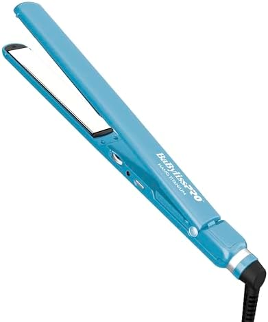 BabylissPRO Nano Titanium Ultra-Thin Hair Straightener, Professional Flat Iron, 5-Inch Extended Plates for Faster Straightening, for All Hair Types by Unknown