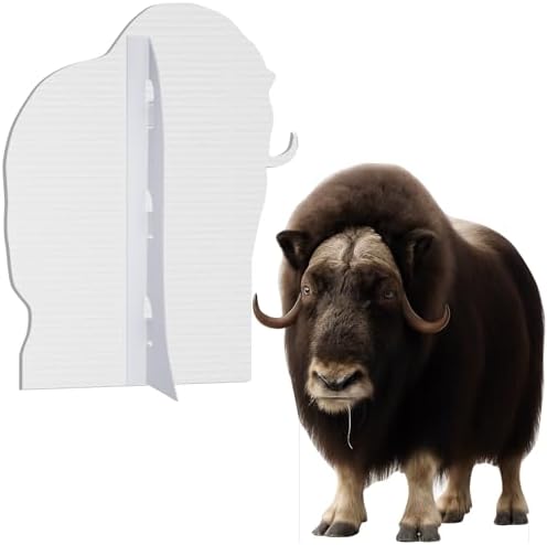 Musk-Ox Life Size Cardboard Cutout, 3FT, 1 PC, for Party Decor - Image 3