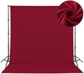 Sugargirl 8FTX10FT Red Screen Backdrop Background for Photography, Polyester Photo Backdrop for Photoshoot, Party, Video and Television (1 Panel) by Sugargirl
