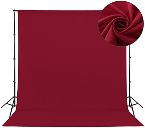 Sugargirl 8FTX10FT Red Screen Backdrop Background for Photography, Polyester Photo Backdrop for Photoshoot, Party, Video and Television (1 Panel) by Sugargirl