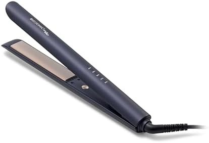 Bio Ionic GoldPro Hair Straightener, Blue, Moisturizing Heat Technology & 24K Gold MX, Hair Straightening Iron for Sleek Styles & Flat Iron Curls, 40% Longer Plates, Adjustable Heat by Unknown