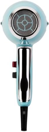 Elchim 3900 Light Ionic Professional Hair Dryer, 1875W Dryer, Ionic & Ceramic Technology, Lightweight AC Motor, Fast Drying, Low EMF Protection, Dual Quick-Lock Concentrators, Made in Italy Light Blue - Image 4