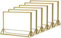 NIUBEE 4x6 Acrylic Sign Holder, Picture Frame, Wedding Table Numbers, 6pack by NIUBEE
