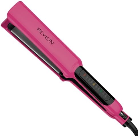 REVLON Smooth Brilliance Ceramic Hair Flat Iron, 1.5" Plates by RevlonHairTools