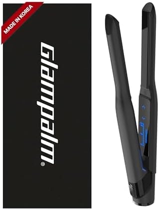 GLAMPALM GlamMuse Small 0.5" All-Ceramic | Korea's No.1 Hair Straightener by Glampalm
