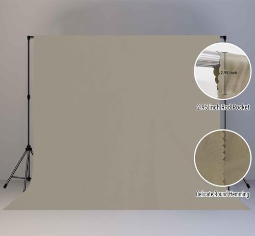 Grey Photography Backdrop for Photoshoot, Fabric 10x10ft - Image 2