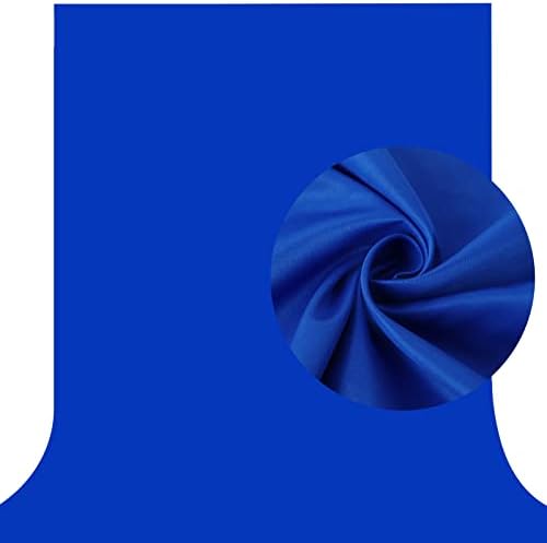 Aimosen 10X7 FT Royal Blue Screen Backdrop for Photography, Chromakey Blue Photo Background Curtain Seamless for Video Meeting Photoshoot Party by Aimosen