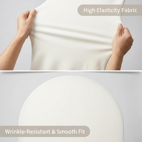 Ivory Arch Backdrop Cover Set of 2, 7.2FT&6FT - Image 4