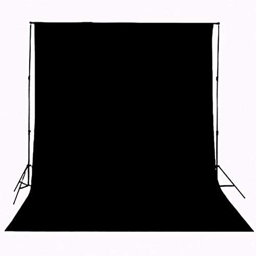 Black Backdrop for Photography Portrait Background Screen for Photo Backdrop Video Photography Studio Only 1x Backdrop (10x20ft, Black) by HMTFOTO