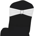 MDS Pack of 200 Spandex Chair Sashes for Wedding Party & Event – White by MDS