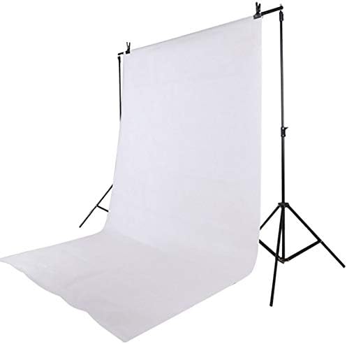 Solid Photography Backdrop Background Chromakey Muslin Portrait Background Screen for Photo Video Studio… (White, 10x20ft) - Image 2