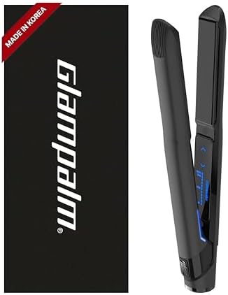 GLAMPALM GlamMuse 1" All-Ceramic Flat Iron | Korea's No.1 Hair Straightener by Glampalm