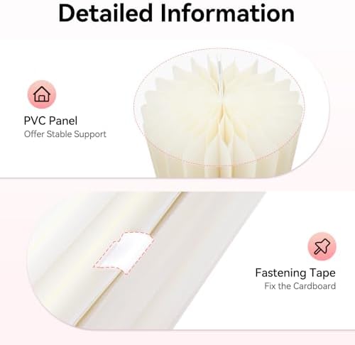 4Pcs Cylinder Stands for Party Foldable Cardboard Centerpiece Display Round Stands Centerpiece Cake Pedestal Stand 55-66LBS for Wedding Party Birthday Decor 40/60/80/100cm High (4Pcs) - Image 4