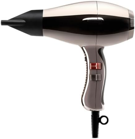 Elchim 3900 Healthy Ionic Professional Hair Dryer, 1875W Blow Dryer, Ionic & Ceramic System, 30%+ Faster Drying, Low EMF Protection, Dual Quick-Lock Concentrators, Made in Italy, Pro Titanium Edition - Image 2