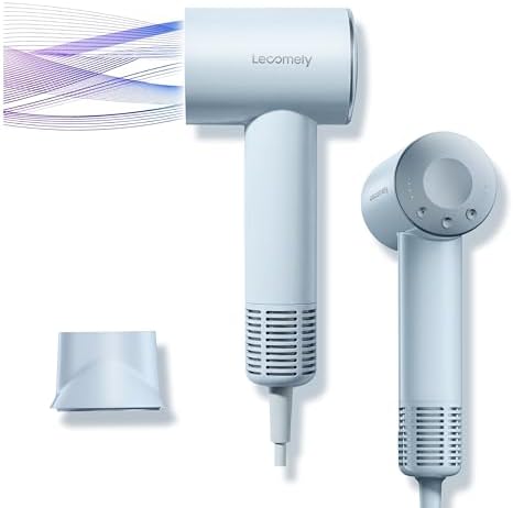 Dual Voltage Hair Dryer for Worldwide Travel for 5X Faster Drying by Lecomely