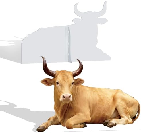 Nativity Brown Cow 4FT Life Size Cardboard Cutout, 1 PC - Image 4