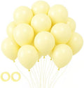 Voircoloria 105pcs Pastel Yellow Party Latex Balloons, 12inch by Voircoloria