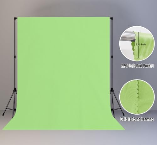 Light Green Photography Backdrop for Photoshoot, Fabric 10x10ft - Image 2