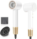 Hair Dryer, Ionic Blow Dryer with Diffuser,High Speed Brushless Low Noise Small Hairdryer, Lightweight/Compact/Mini Design,110V Use for Home/Travel, Suitable for All Hair Types Women, Men by Homdigrk