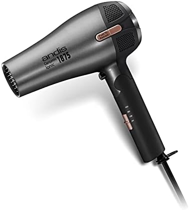 Andis 80280 Fold-n-go 1875 Watt Ceramic Ionic Dryer, Retractable Cord, Lightweight with Professional Blowout Results, Quick Drying Blow Dryer, Black/Silver - Image 5