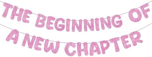 Fulmoon Pre Strung the Beginning of a New Chapter Banner, Pink by Fulmoon