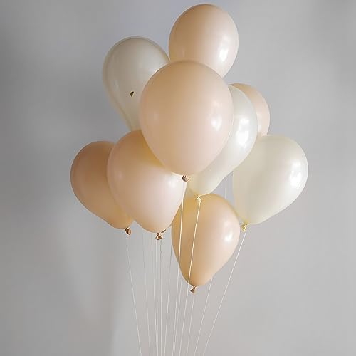 Voircoloria 110pcs Blush Nude Latex Party Balloons, 12inch - Image 6