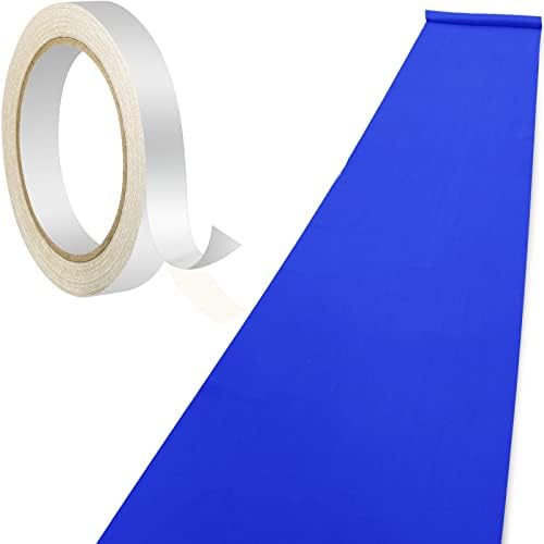 Royal Blue Carpet Runner for Wedding Party Aisle with Tape - Image 6