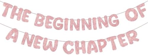 Fulmoon Pre Strung the Beginning of a New Chapter Banner, Rose Gold by Fulmoon