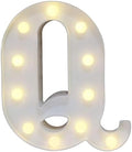 Pooqla LED Marquee Letter Lights Sign, Light Up Alphabet Letter for Home Party Wedding Decoration Q by Pooqla