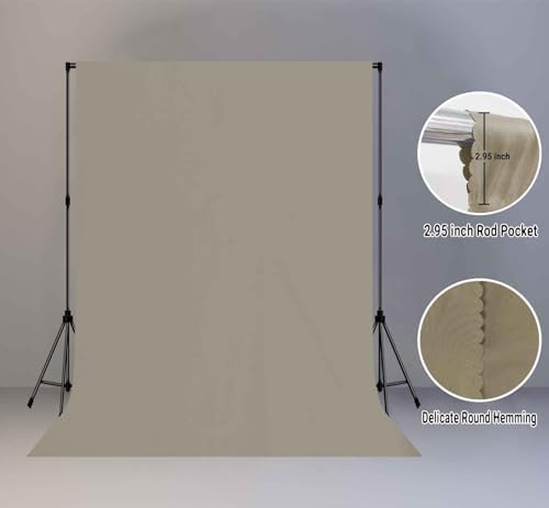 Grey Photography Backdrop for Photoshoot, Fabric 5x7ft - Image 2