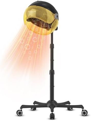 TASALON Ionic Hooded Hair Dryer for Home, Portable Hooded Dryer for Women by TASALON