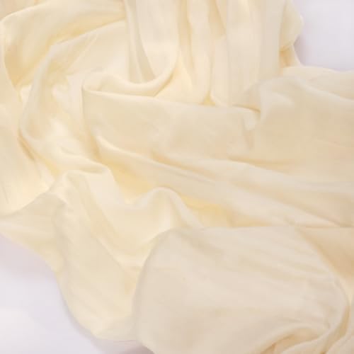 Cheesecloth Table Runner Beige Cream Fall Wedding Table Runner 10ft, 2 Pack - Image 4