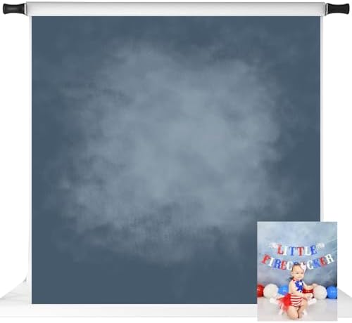 Kate Blue Photography Backdrops Abstract Photo Backdrop Poratrait Background for Photoshoot, 10x10ft by KateBackdropforPhotography