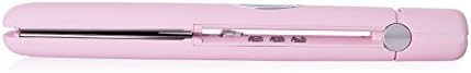 Sleek'e Professional Titanium Hair Straightener/Flat Iron for All Hair Types - 1-Inch Floating Plates with Negative Ion Booster for Shinier Hair (Pink) - Image 4