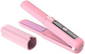Cordless Hair Straightener and Curler 2 in 1, Mini, Lightweight and Small,USB Rechargeable with 4500mAh Battery, 10s Fast Heating, Portable Ceramic Flat Iron for Travel (Light Pink) by Unknown