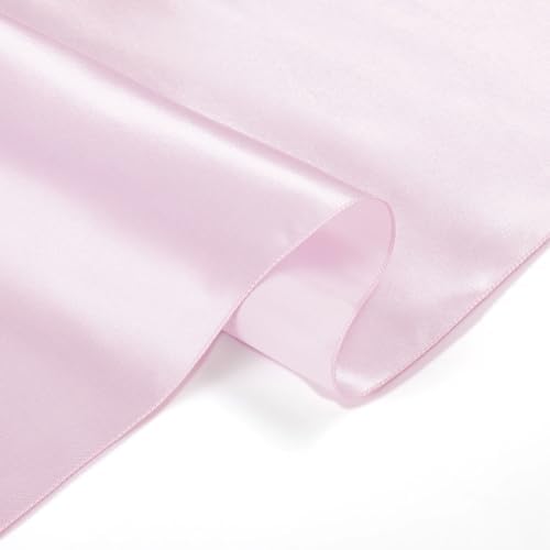 Light Pink Satin Table Runner, 12x108 Inches, 2 Pack - Image 6